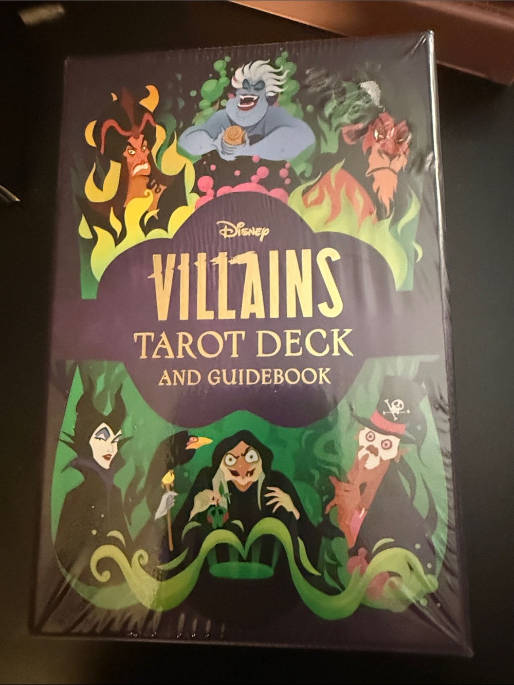 Disney Villains Tarot Deck and Guidebook - Purple, Green, Gold